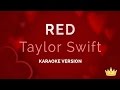 Taylor Swift - Red (Karaoke Version)