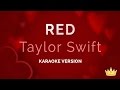 Taylor Swift - Red (Karaoke Version) 