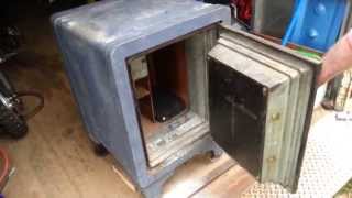 Antique safe opening