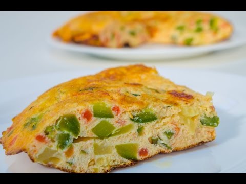 Tortilla de Verduras - Receta con Zapallito verde, Tomate y Cebolla