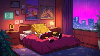 SLEEPY 💤 On a cozy soft bed - Lofi Hip Hop Mix ~ Beats to sleep/chill to | Deep Sleeping Music