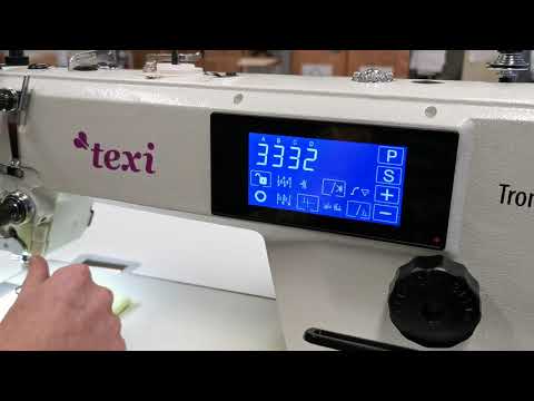 Funckija zatrjevanja na začetku in koncu šiva, ročno zatrjevanje- Texi Tronic 6 NEO