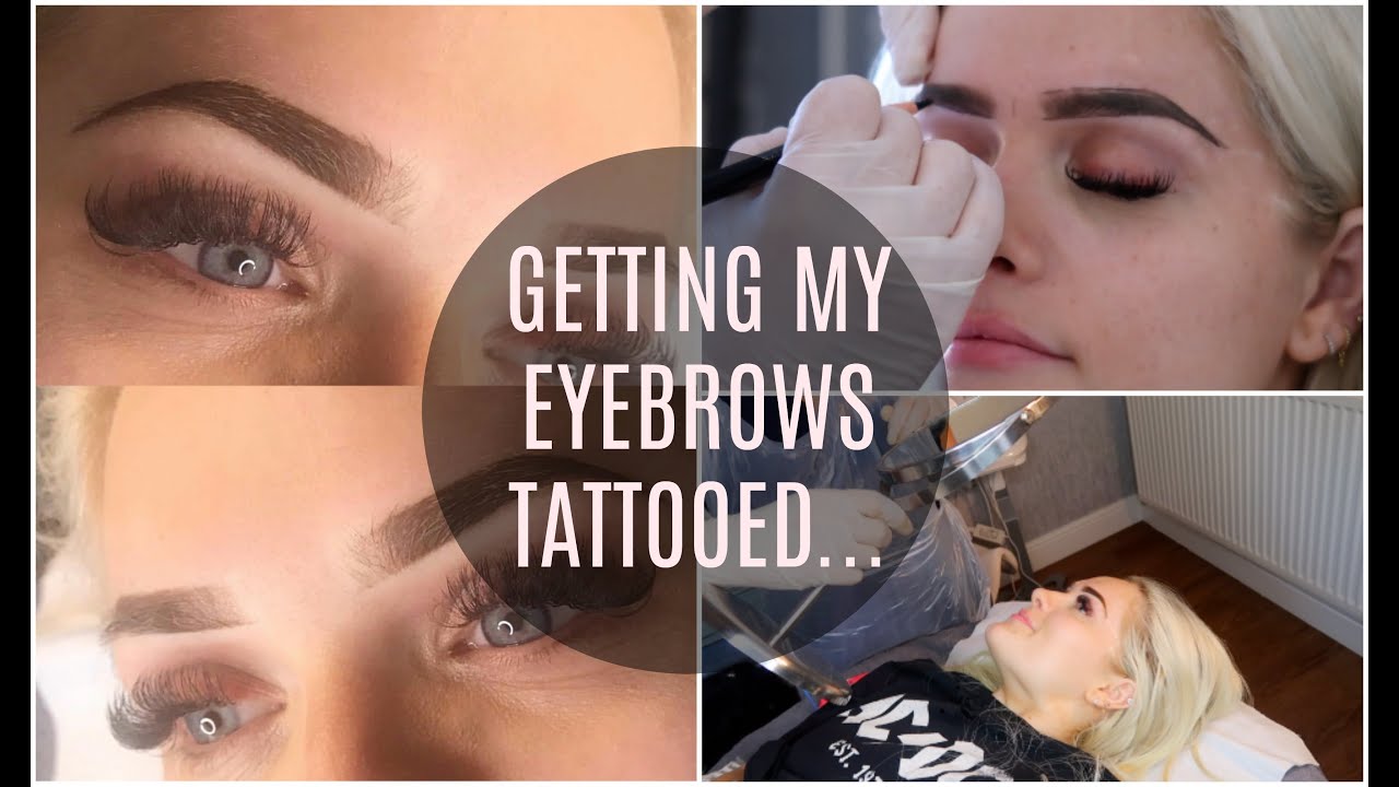 GETTING OMBRE BROWS / SEMI-PERMANENT MAKEUP | Jordan Bone