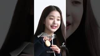 [IVE] Wonyoung's legs is 107 cm long 😲 #ive #wonyoung #shorts