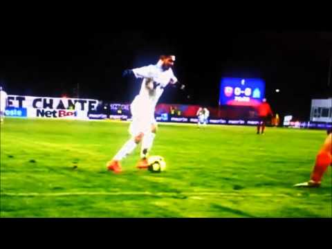 GFC Ajaccio OM 1 à 1 le but de Cabella