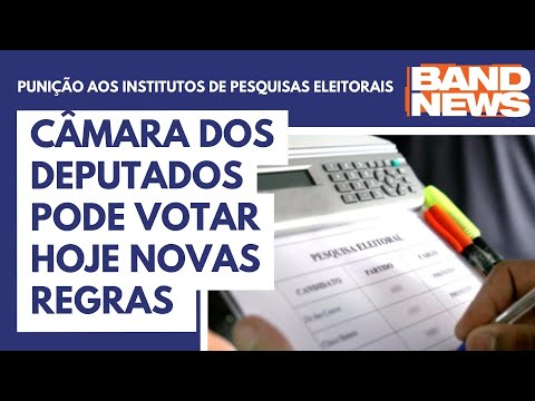 Regras podem prever punições aos institutos de pesquisas eleitorais