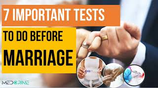 7 Important medical tests to do before marriage and pregnancy