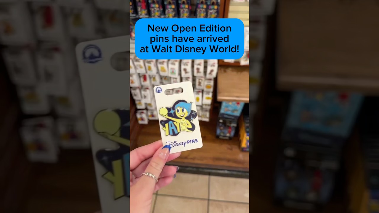 New Open Edition Pins at Walt Disney World!