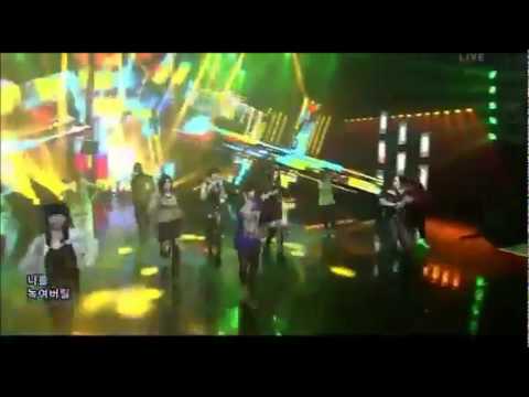 [120212] T-ara Lovey Dovey at Inkigayo (w/ IU Nicole & Hara)