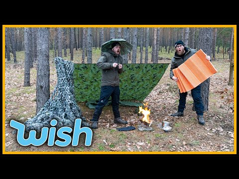 Outdoor Ausrüstung von Wish - Survival Bushcraft Ausrüstung Test