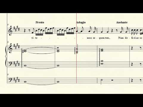 Accompaniment: Blando colore from Motet in E - Vivaldi