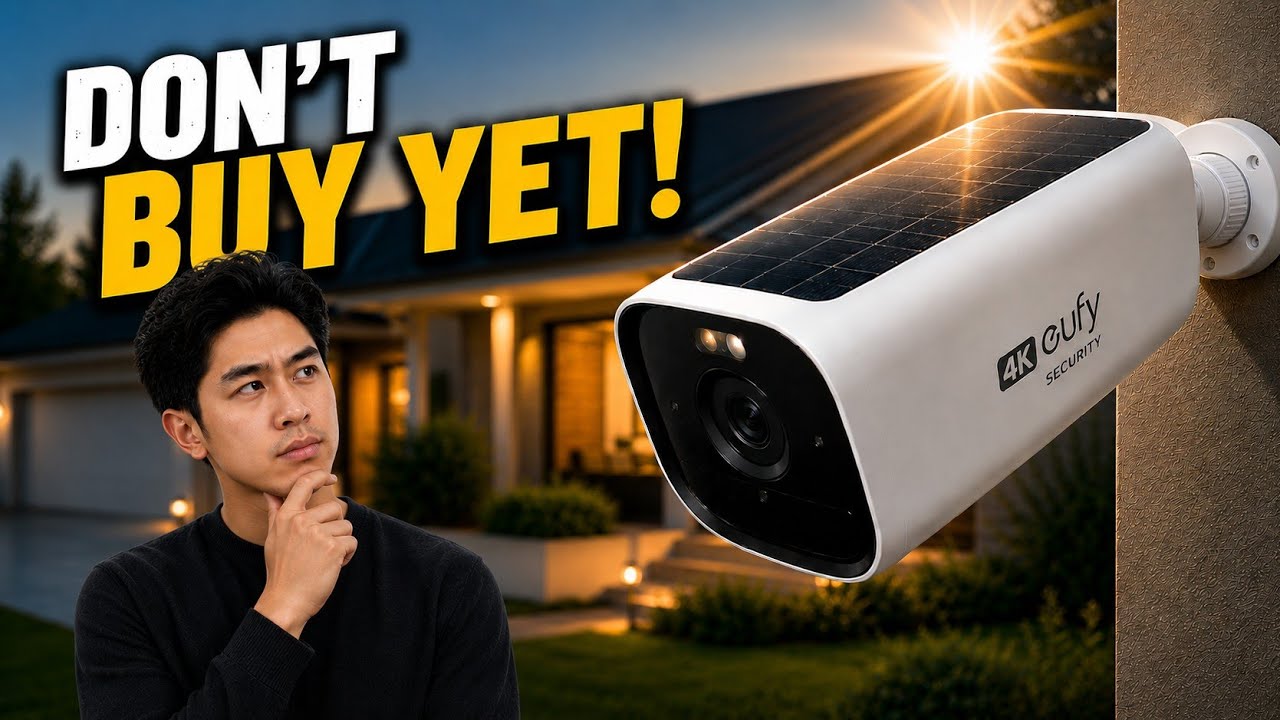 Miniatura da avaliação em vídeo de Câmera de Segurança Anker Eufy S330 eufyCam 3 4K Kit com 2 Câmeras