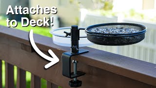 Quick Review of a Bird Feeder that Attaches to a Deck Or Balcony