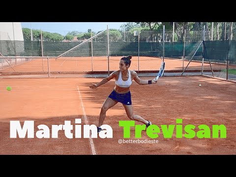 Martina Trevisan Workout and Court