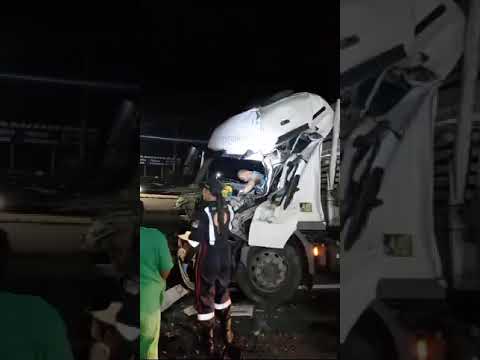 Tragédia no trânsito: caminhoneiro morre em acidente no bairro Santa Cruz