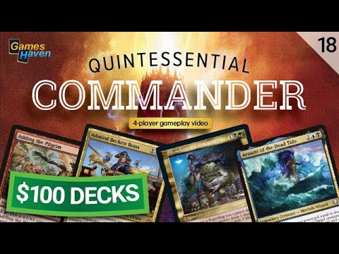 MTG Quintessential Commander #18: BUDGET! Slimefoot vs Admiral Beckett Brass vs Ashling vs Araumi