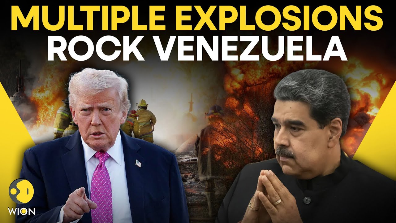 US BOMBS Venezuela LIVE: Venezuela Shaken By Loud Explosions, Maduro Declares State Of Emergency
