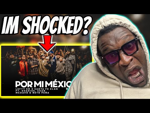 AMERICAN RAPPER REACTS | Por Mi Mexico Remix 🇲🇽 -Lefty SM, Santa Fe Klan, Dharius, C-Kan, MC Davo