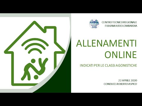 ALLENAMENTI ONLINE - 22 APRILE 2020