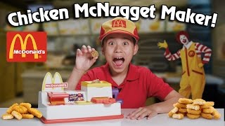 McDonald's CHICKEN McNUGGET MAKER!!! Turn Bread Into Chicken!