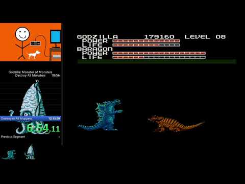 Godzilla: Monster of Monsters - Destroy All Monsters in 11:56