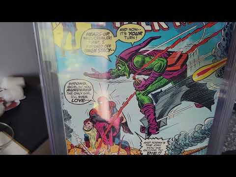 Unboxing Amazing Spider-Man 122 CGC 9.4 Graded Comic Book Slab Raw Amazing Spider-man 601 Campbell!!