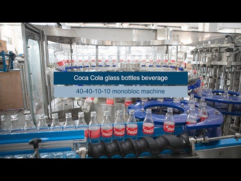 Coca-Cola High Speed Bottling beverage 40-40-10-10 monobloc filling machine