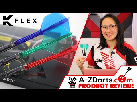 Target K Flex One Piece Flight & Shaft Review + Slow Motion Throwing to Test Flex/Twist Technology
