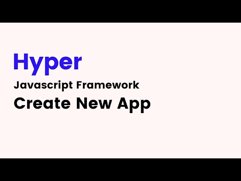 HyperApp How to Create Hyper App with Single HTML and CDN Link
