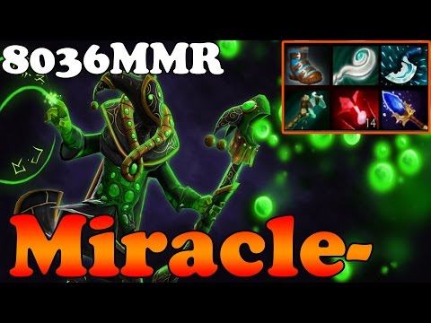 Dota 2 - Miracle- 8036MMR TOP 1 MMR IN THE WORLD Plays Rubick vol 6 - Ranked Match Gameplay