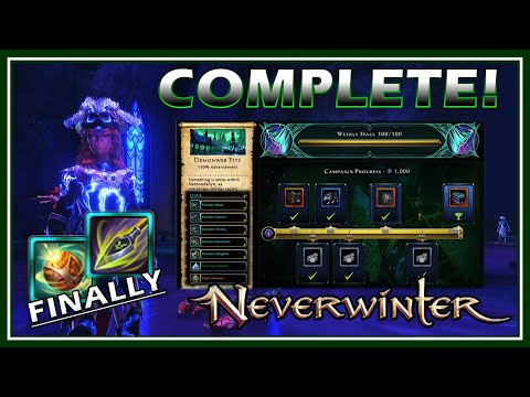 100% Demonweb Pits! NEW Mythic Ring Pack + UNLOCK Realm Engine & Mystic Bolt Artifacts - Neverwinter