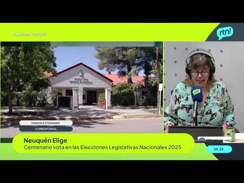 #EleccionesLegislativas2025 MARCELA STAGNARO – CORRESPONSAL DE RTN EN CENTENARIO