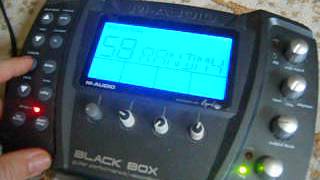 M-audio Black box version 2 demo: Sequenced modulation effects, onboard drums