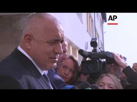 Former Bulgarian PM Borisov votes