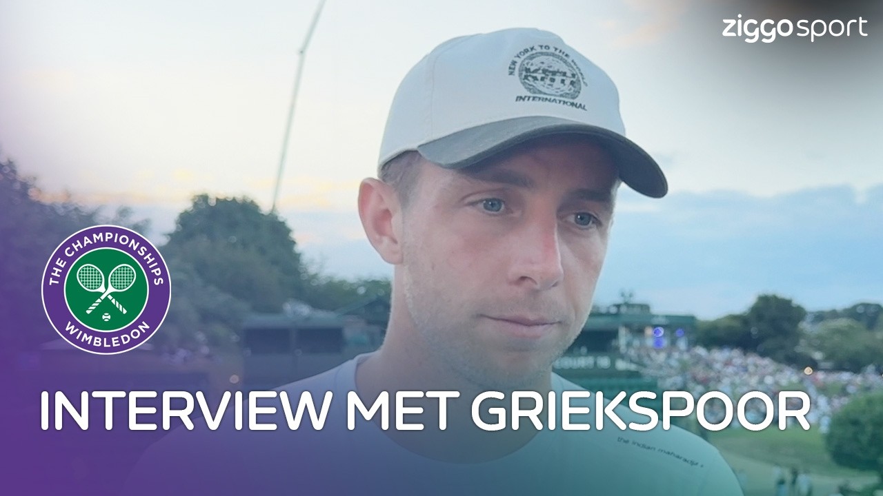 Griekspoor: "Terug naar de tekentafel en nog harder werken..." 🗣️ | Wimbledon 2026
