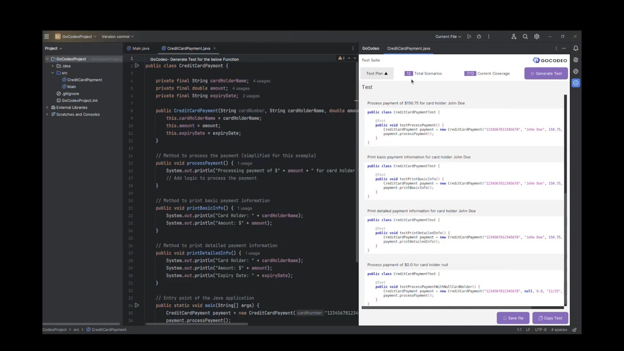 GoCodeo tutorial