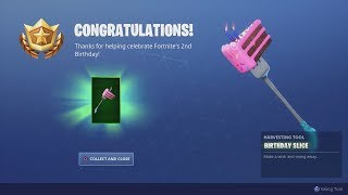 *UNLOCKING* ALL NEW FREE Fortnite BIRTHDAY REWARDS After Finding ALL Cake Locations!!