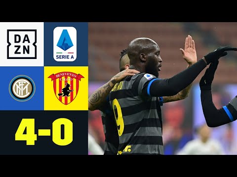 Doppelter Lukaku! Inter spielt Benevento an die Wand: Inter Mailand - Benevento 4:0 | Serie A | DAZN