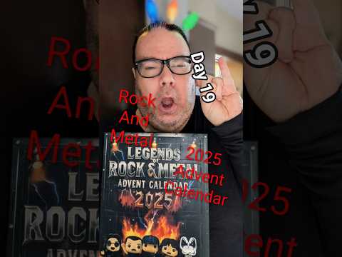 Rock and Metal Advent Calendar Day 19 for 12/19/2025 #advent #christmas #calendar #vlog #metal #rock