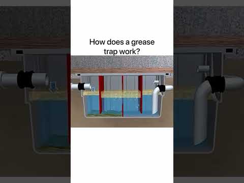 Ever wondered how a grease trap works? 🛠️Grease traps are essential for keeping fats, oils, grease.