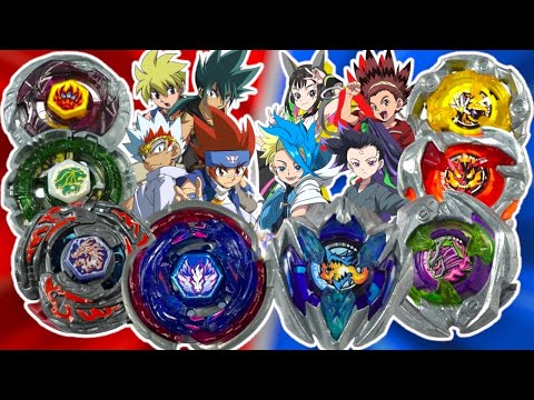 4 SEASON BLADERS vs TEAM PERSONA | CROSSGEN | METAL FIGHT BEYBLADE 4D vs BEYBLADE X