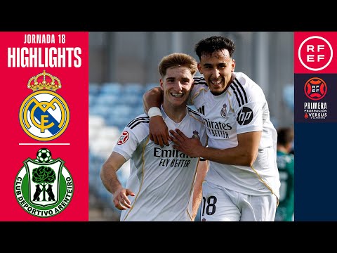 Resumen #PrimeraFederación | RM Castilla 2-0 CD Arenteiro | Jornada 18 | Temporada 2025/2026