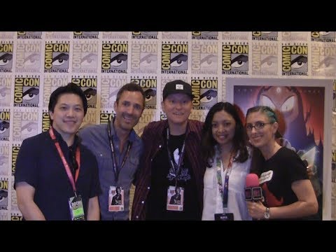 Bobby Chiu, Adam Jeffcoat, Jim Bryson, & Kei Acedera (Niko and the Sword of Light) at SDCC 2017