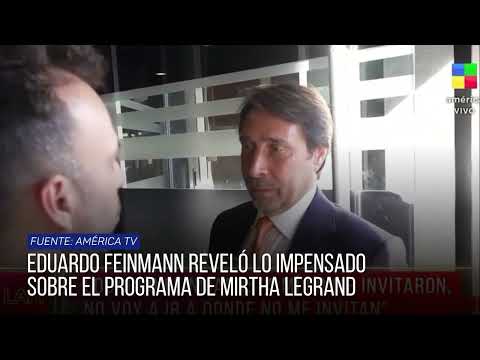 Eduardo Feinmann reveló lo impensado sobre el programa de Mirtha Legrand - Minuto Neuquén