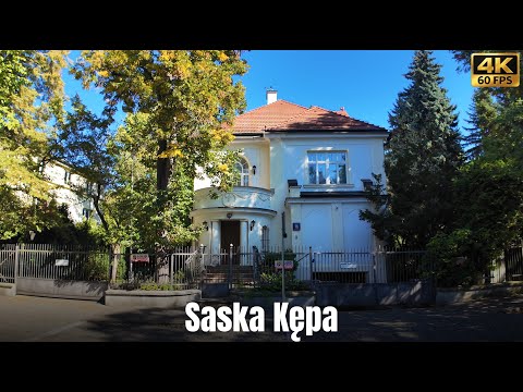 Katowicka street, Saska Kępa, Warsaw - Hidden Gem of Elegance | Silent Walking Tour [4K]