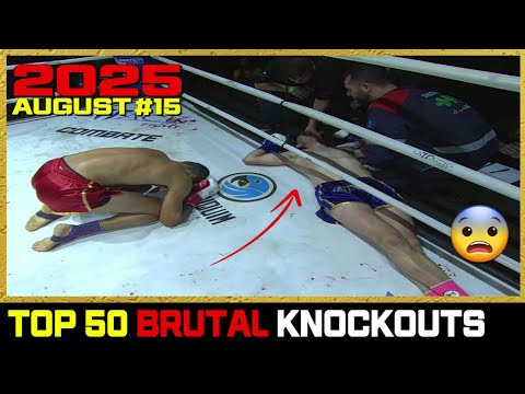 Top 50 Savage KO集 | August 2025 #15 (MMA•Muay Thai•Boxing•Kickboxing)