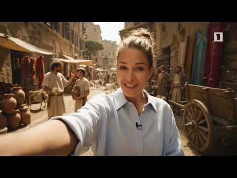 AI Reporter Speaks To Ancient Rome Citizens (Veo 3)