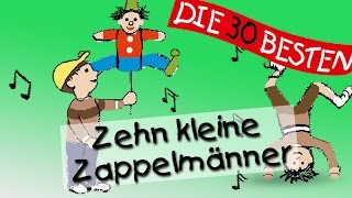 Zehn kleine Zappelmänner - Die besten Spiel- und Bewegungslieder || Kinderlieder