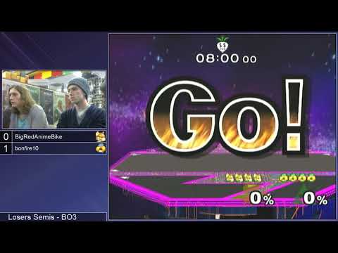 GSS 96 SSBM - BigRedAnimeBike (Fox) vs. bonfire10 (Sheik) - Melee LSF