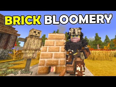 Crafting a Bloomery for Making Glass - Vintage Story (2025) - Ep 27